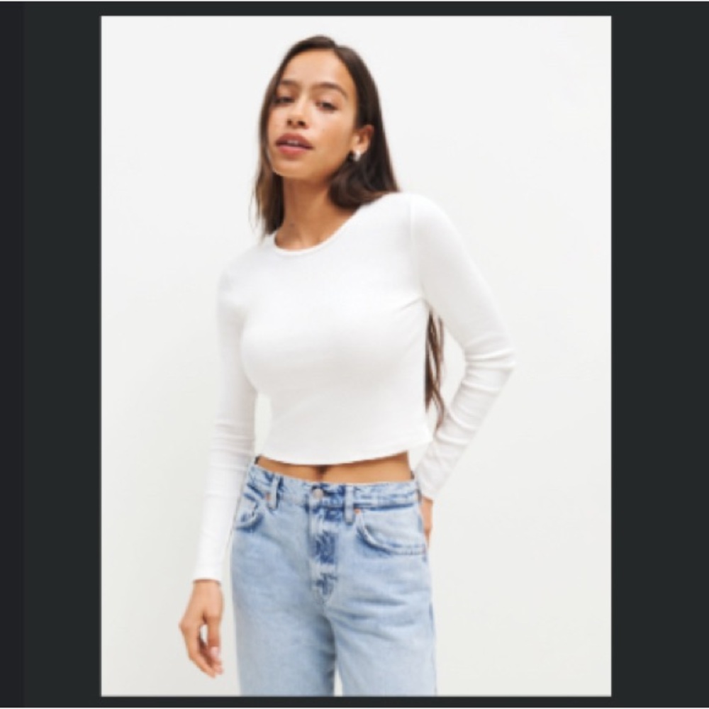 Reformation long sleeve top